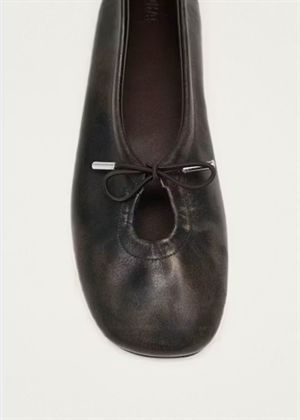 PRE-ORDER / Rosalind recycled brown leather ballet flats Recycled Brown ALOHAS